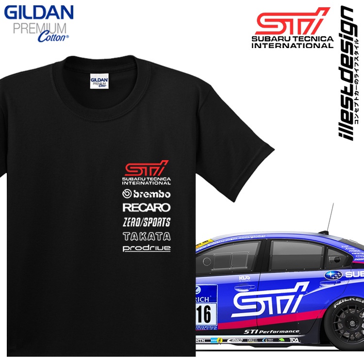 23 Auto Tees : เสื้อยืดดีไซน์ Subaru STI CS101 Impreza WRX STI FORESTER XT LEVORG LEGACY TUNED โดย STI PERFORMANCE
