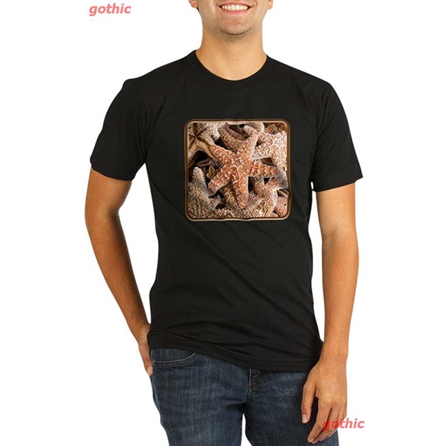 แฟชั่นใหม่ เสื้อยืดยอดนิยม Truly Teague Org Men's Fitted T-Shirt Drk Collection Of Starfish Men's Wo