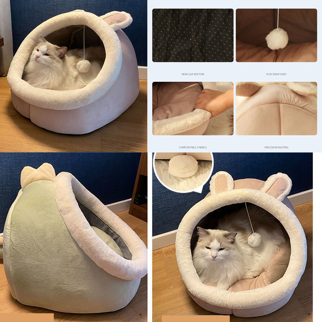 🔥🔥 บ้านแมว ที่นอนแมว ที่นอนเเมว ที่นอนสัตว์เลี้ยง นอนสบา ที่นอนสุนัข คอนโดแมว เตียงนอ บ้านเเมว นอนสบา ยนุ่มนิ่ม คอกแมว - รูปที่ 2