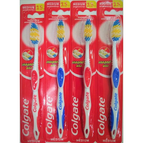 1 ด้าม แปรงสีฟัน คอลเกต เดอลุกซ์ พลัส ,  IMPACT แปรงสีฟันสำหรับผู้ใหญ่ Colgate Deluxe Plus คละสี - รูปที่ 5