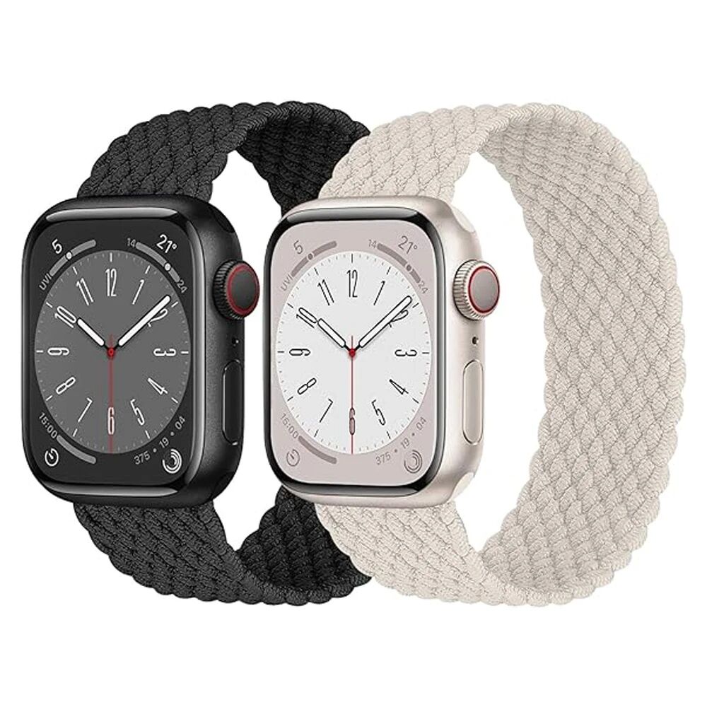 สายนาฬิกาข้อมือไนล่อนถัก แบบยืดหยุ่น สําหรับ Apple Watch Series 8 7 41 มม. 45 มม. 1 2 3 40 มม. 44 มม. 38 มม. 42 มม. 49 มม. iWatch 8 7 6 5 4 3 SE