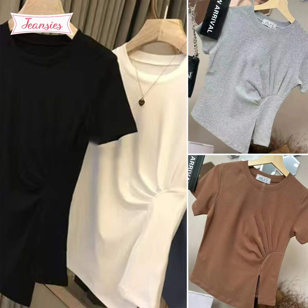 เสื้อยืดแขนสั้นลําลองเนื้อผ้านิ่ม ใส่สบาย มีของพร้อมส่ง