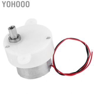 Yohooo DC6V 0.2W 5rpm มอเตอร์ลดความเร็วแรงบิดสูงเกียร์พลาสติ…