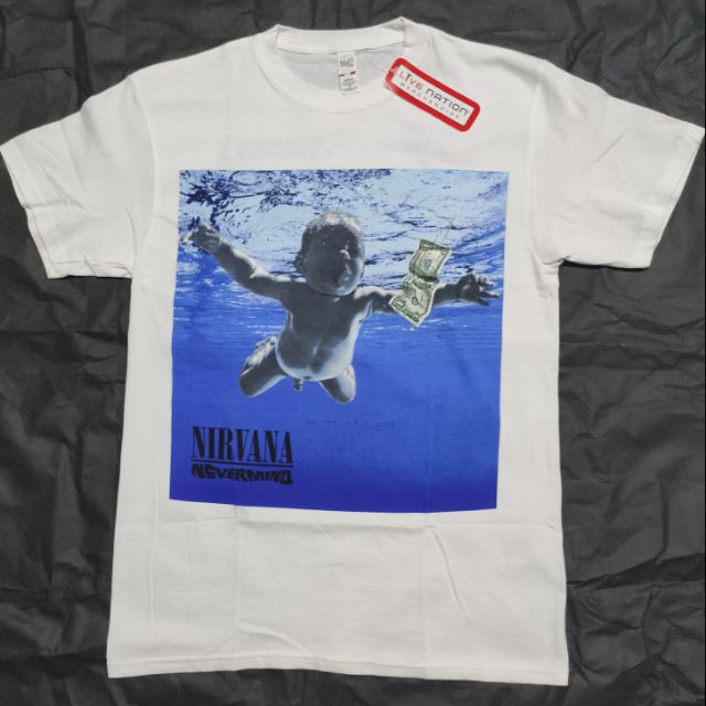 🌷 💜 💜【HOT】 เสื้อวง Nirvana /(nevermind )ลิขสิทธิ์แท้. แบบ Unisex