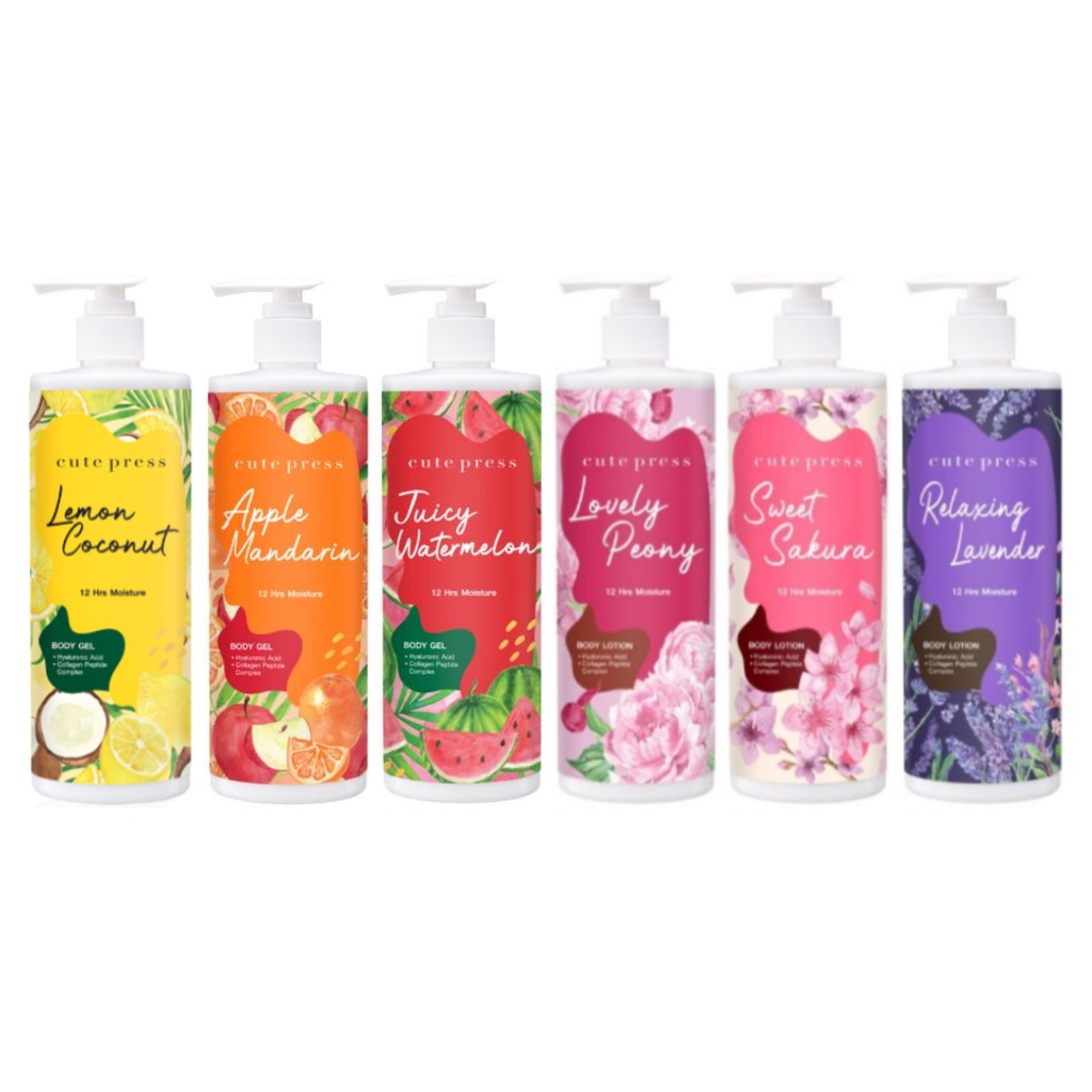 ของแท้·ส่งด่วน·ถูก Cute Press Body Lotion Gel Scent of Tropical & Blossom #753xx : cutepress บอดี้ โลชั่น เจล dayse