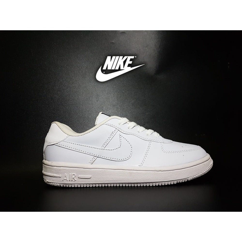 Sepatu Sneakers Putih Pria Wanita Nike Air Force One 1 Triple Full White CLEAN Putih Fashion Korea