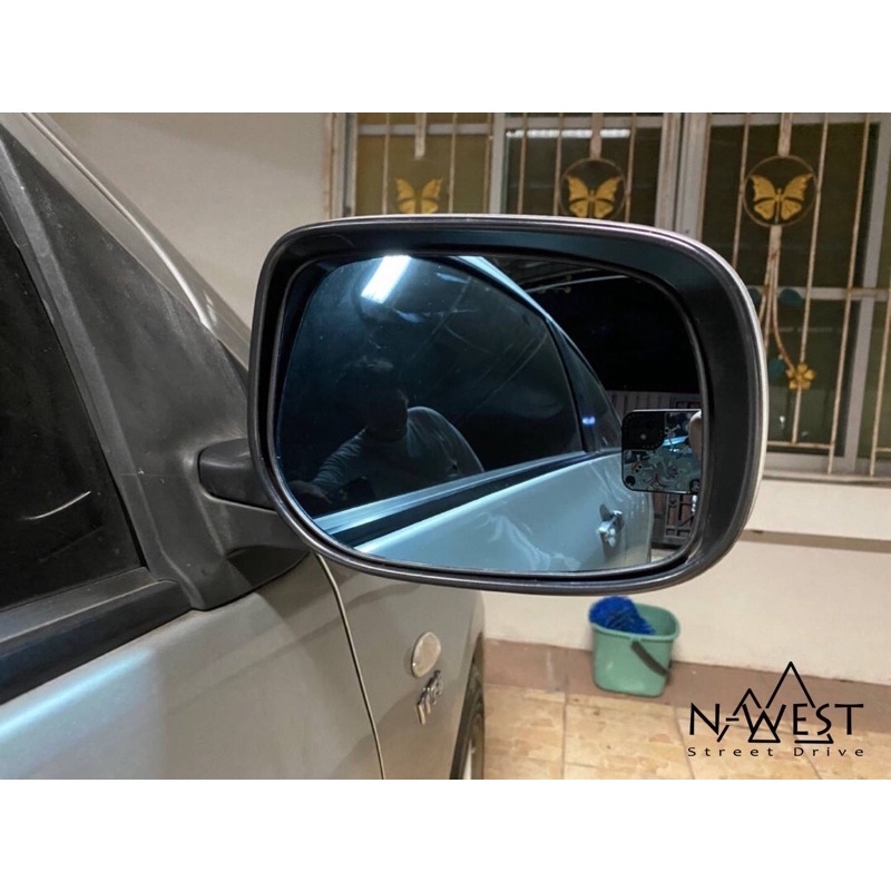 เลนส์กระจก กระจกมองข้างตัดแสงโตโยต้า vios 2008-2012 ✅