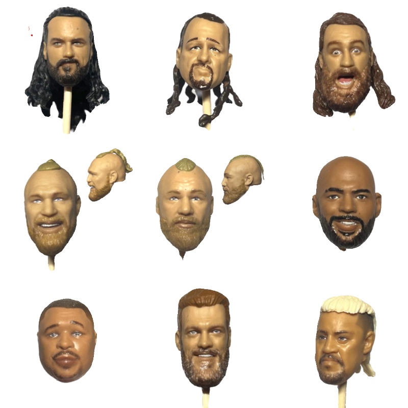 ฟิกเกอร์ รูปนักมวยปล้ํา Wwe 6-7 นิ้ว อุปกรณ์เสริม สําหรับแกะสลัก DIY
