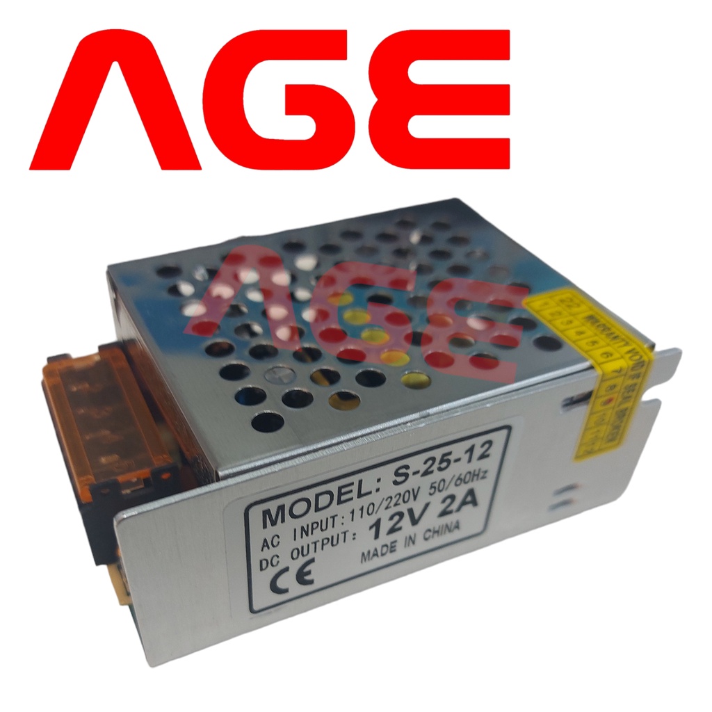 Switching Power Supply 12V 2A 24W S-25-12