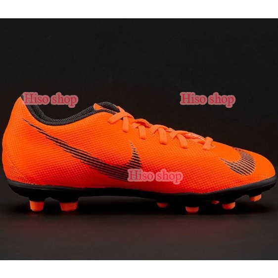 รองเท้าสตั๊ด NIKE ของแท้ รุ่น Mercurial Vapor 12 Club TF ไซส์ 36,38.5,39 สีส้มตัดดำ แบรนด์แท้shop 1