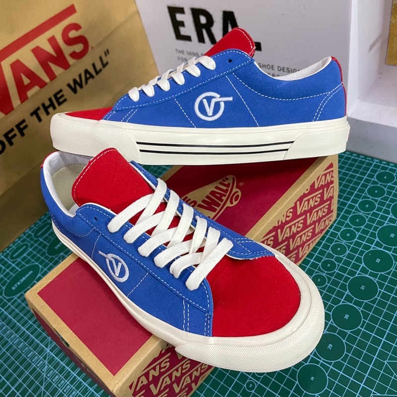 ♞,♘️READYSTOCK️ORIGINALSVANS SID DX ANAHEIM FACTORY OG BLUE/RED k