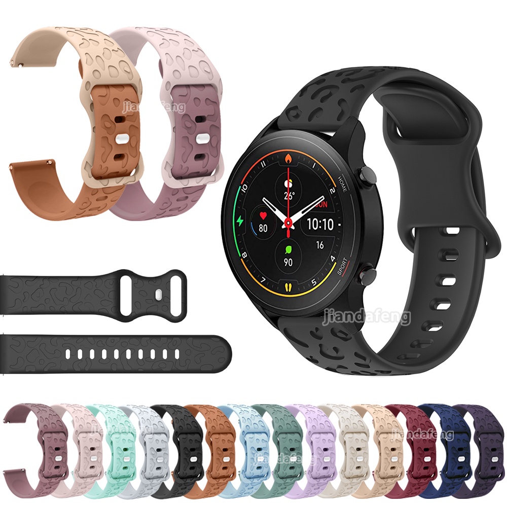 สายนาฬิกาข้อมือ ซิลิโคนนิ่ม กันน้ํา สําหรับ Xiaomi Watch S3 Color Sport Active S1 pro