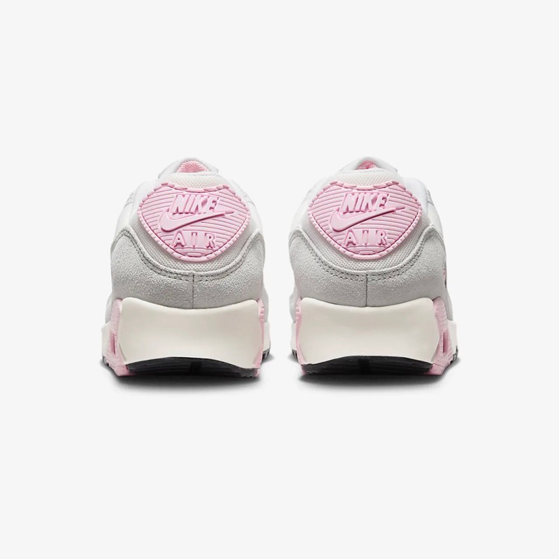 Nike Air Max 90 White Medium Soft Pink Sail - 100% Original Resmi แฟชั่น
