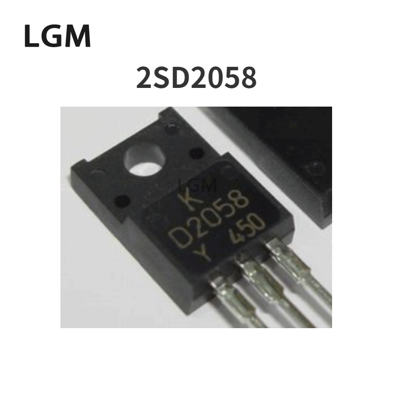 ทรานซิสเตอร์ดาร์ลิงตัน D2058 TO-220F 2SD2058 D2058-Y TO220F 10 5 2 ชิ้น