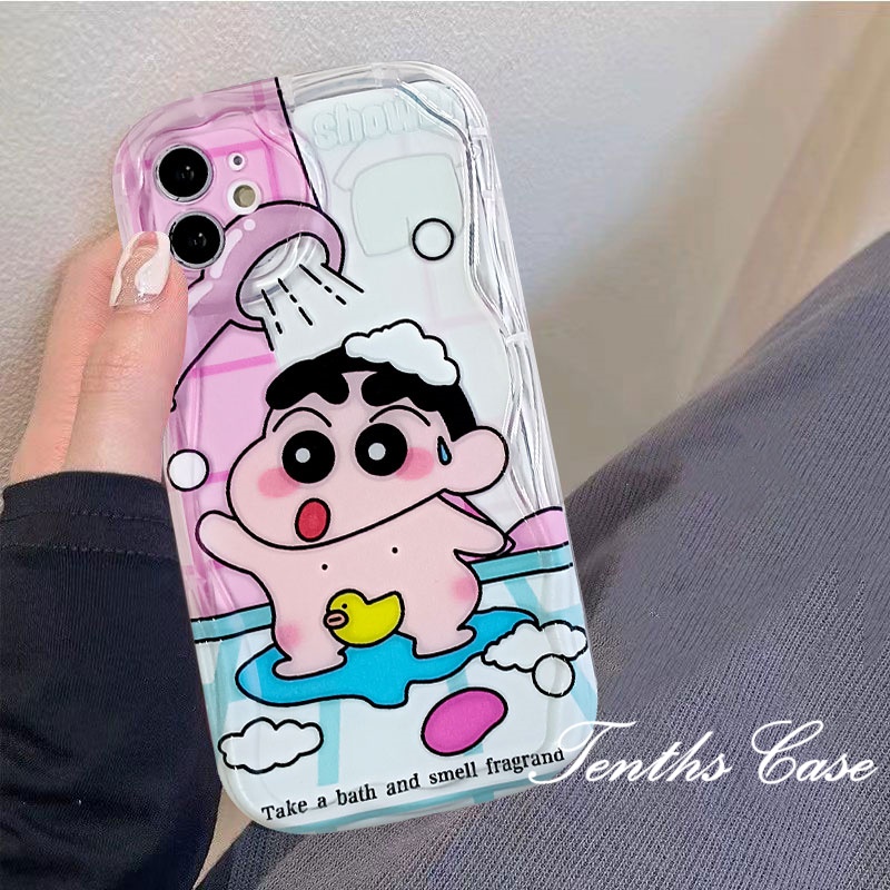 Redmi Note 13 12 11 10 9 8 Pro Redmi 13C 12C 10C 9A 9C 9T 13T Pro 11 Lite 12 Poco X3เคสป้องกันโทรศัพท์มือถือ แบบนิ่ม ลายการ์ตูนชินจัง สําหรับ