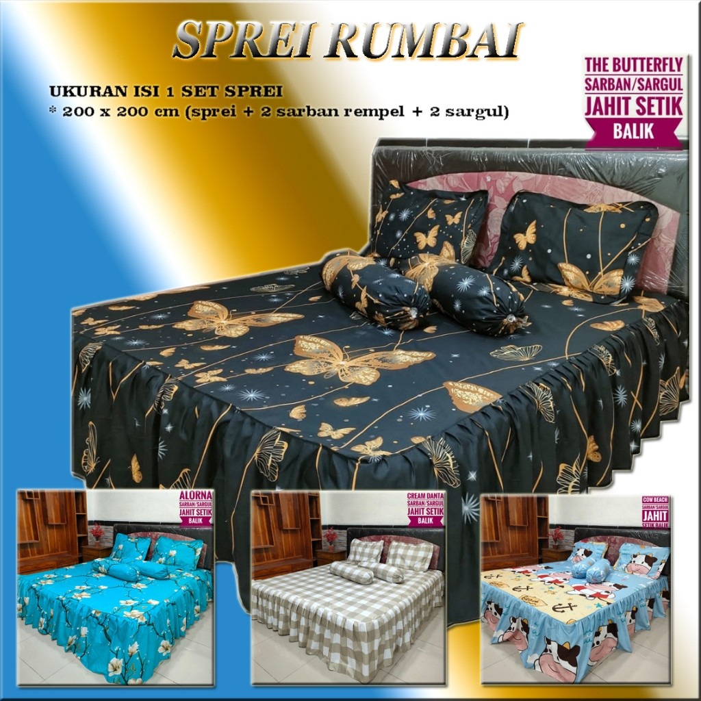 WX44 KING LUXURY TASSEL BED SHEETS 200X200 PREMIUM
