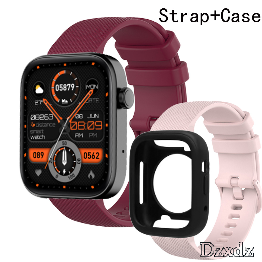 Colmi P71 สายนาฬิกาเคสหน้าจอเกราะป้องกันสําหรับ Colmi P71 Smartwatch Strap Band สายรัดข้อมือซิลิโคน