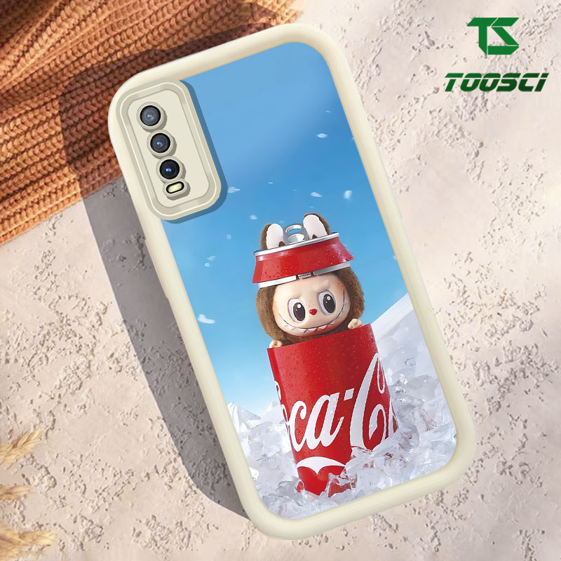 TOOSCI น่ารักการ์ตูน Labubu เคสโทรศัพท์สําหรับ VIVO 1814 1815 1929 1807 v30e 1816 1817 1811 1820 190
