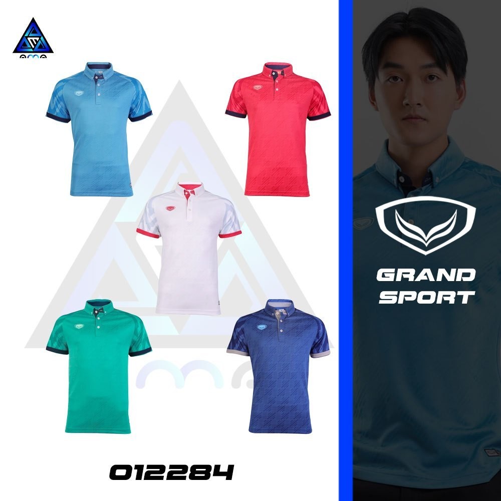 TEXT GRAND SPORT เสื้อโปโลรีไซเคิล รหัสสินค้า 012284 แท้100%