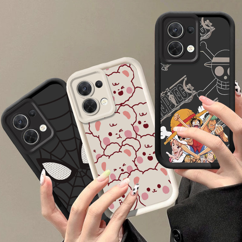 เคส Reno8 5G Oppo Reno 8Pro 8 Pro 5G tpu ซิลิโคนกากกะรุนเคสโทรศัพท์คู่ KCJGS
