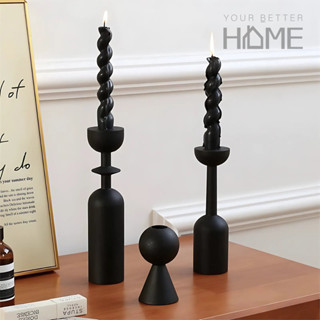 (พร้อมส่ง) เชิงเทียน ตกแต่ง ทำจากไม้จริง เชิงเทียน สายคาเฟ่ …