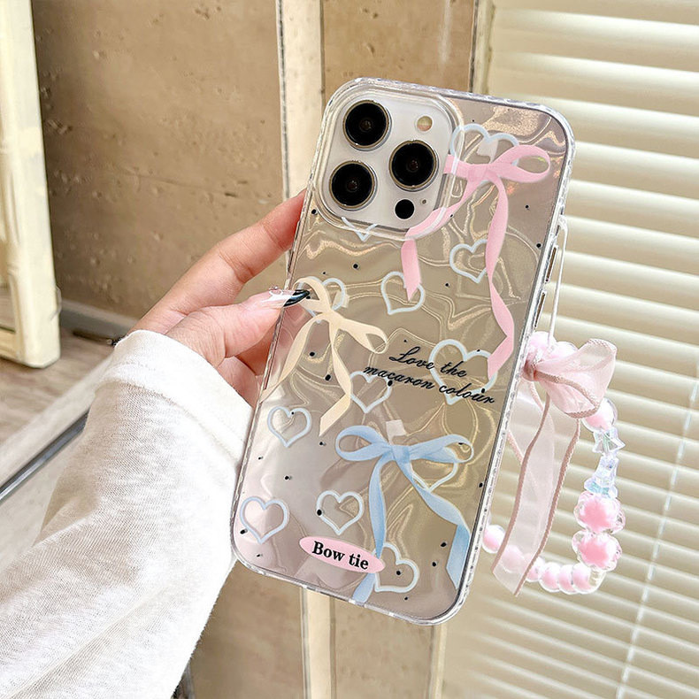 สำหรับ OPPO A60 A57 A38 A58 A15 A17 A1K A16K A9 A98 A76 A31 A78 A3s Reno 11 5 10 6 8T โค้งคำนับ รักหัวใจ ความหรูหรา เคส