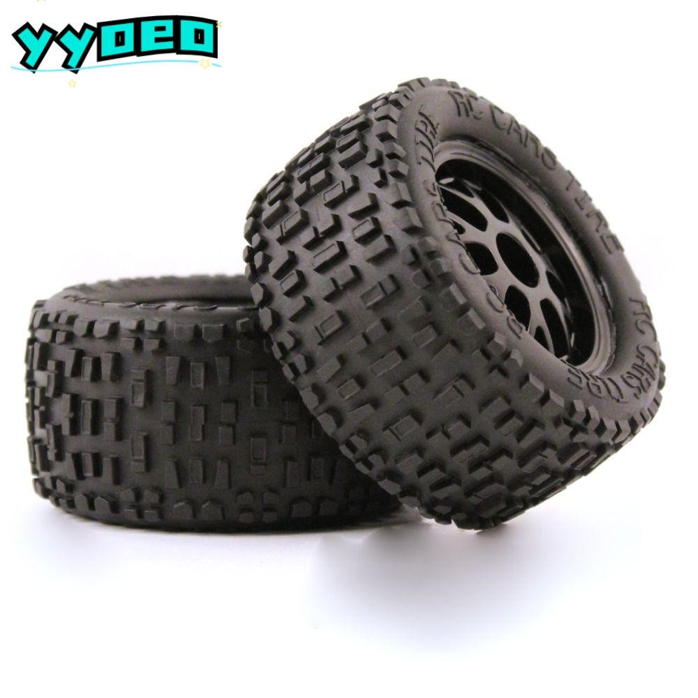 Yyoeo 2PCS RC ยางรถ, 1:16 1:14 Hex Monste รถบรรทุกล้อ, Stable 1:18 12 มม.RC รถสําหรับ SCY 16101 16102 6101/16207/144001/16889