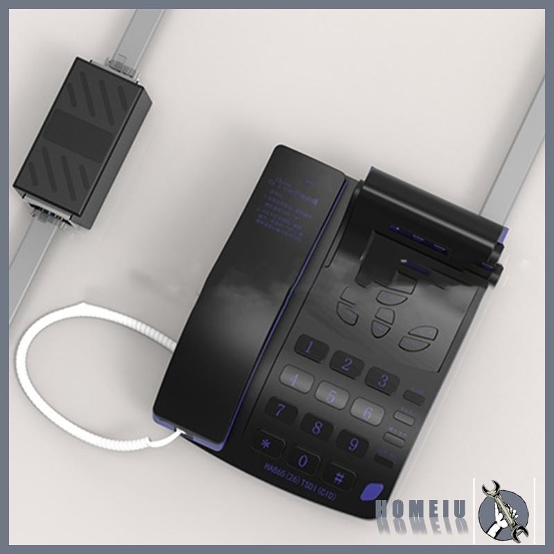 Homeiu โทรศัพท์ส่วนขยายหัวตรง Rj11 6P6C 6P4C 6P2C Coupler Connector