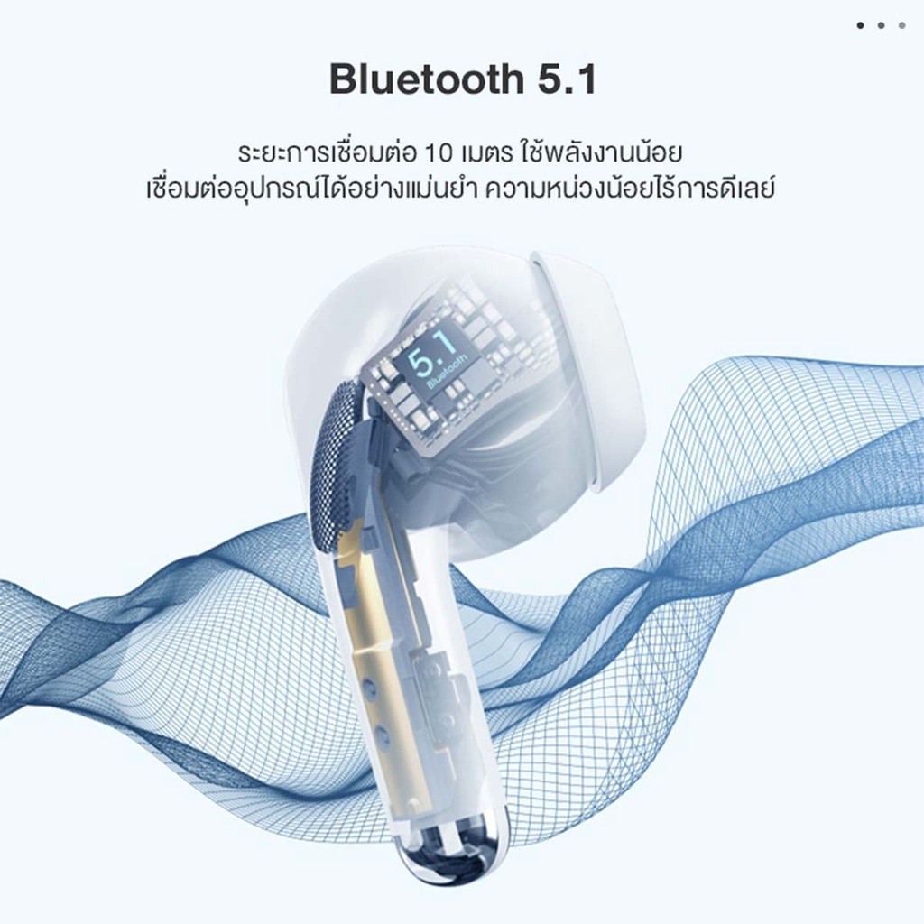 เสียงเพราะ Lenovo LP40 PRO หูฟัง TWS หูฟังบลูทูธ ไร้สายบลูทูธ 5.1 เวอร์ชันใหม่ พร้อมไมค์ IPX5 พร้อมไ
