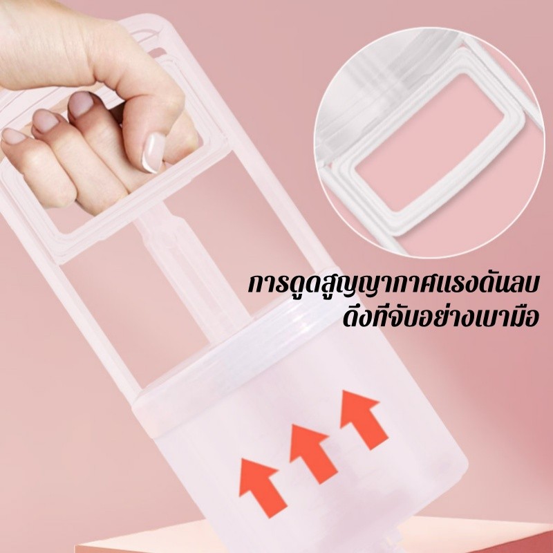 เครื่องดูดน้ํามูกเด็ก หลักการดูดน้ํามูก ล้างอาการคัดจมูก เครื่องดูดน้ำมูกด้วยมือ แบบพกพา แรงดันลบ - รูปที่ 2