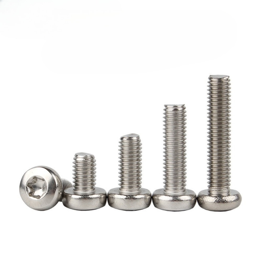 น็อต หัวกลมจม ดาว ท็อกซ์ แกนเดือย สกรู 304 สกรูเครื่องหัวกระทะ Hexalobular Socket Button Head Screws TORX สแตนเลส M5/M6/M8/M10 * L6-100MM (ZYX-DP-TH-2-S) ราคา ถูกที่สุด ดีลบีเคเค แกลเลอรีภาพที่ 3