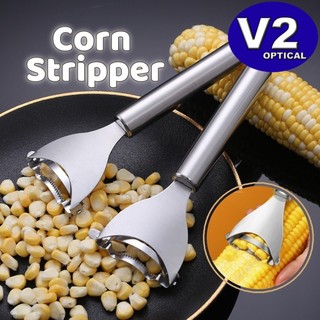 Stainless Steel Corn Stripper Corn Peeler Corn Slicer Thresher Shucker Remover Corn Cob Separator Cutter Tool Kitchen
