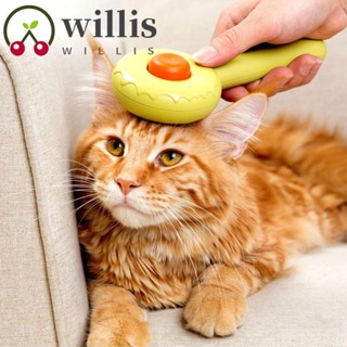 Willis แปรงหวีขนโดนัท ด้ามจับกันลื่น ทนทาน สําหรับสัตว์เลี้ยง แมว