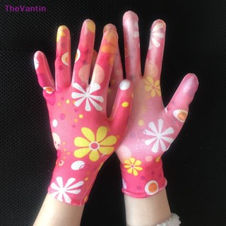 Thevantin ถุงมือทํางาน กันลื่น ทําความสะอาดลานบ้าน สวน ดอกไม้ ถุงมือผู้ชาย ผู้หญิง กันลื่น ครัวเรือน ถุงมือป้องกันแรงงาน สินค้าที่ดี