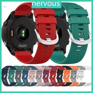 Nerv สายนาฬิกาข้อมือซิลิโคน 22 มม. สําหรับ Forerunner 255 255 music Venu 2