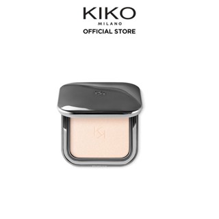 KIKO MILANO Glow Fusion Powder Highlighter โกลว์ ฟิวชั่น พาวเดอร์ ไฮไลท์เตอร์ (ไฮไลท์, ไฮไลท์หน้าฉ่ำวาว, ไฮไลท์หน้าเงา)