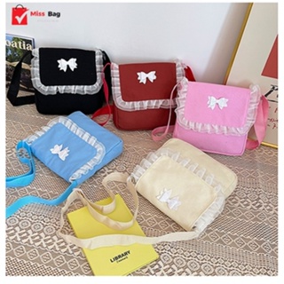 【พร้อมส่ง】miss bag fashion กระเป๋าสะพายข้าง กระเป๋า กระเป๋าแฟชั่นผู้หญิง กระเป๋าสะพาย กระเป๋าสไตล์เกาหลีรุ่น D-1480