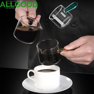 Allgoods แก้วตวงเอสเปรสโซ่ รูปตัว V เหยือกกาแฟ 80 150 มล. พร้อมสเกล