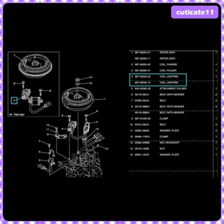 [Cuticate1] คอยล์ไฟ 68T-85533-00 สําหรับมอเตอร์นอกเรือ 4 จังหวะ 63D-85533-00-00