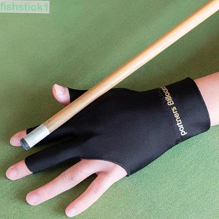 Fishstick1 ถุงมือตาข่าย แบบยืดหยุ่น หรูหรา สําหรับเล่นสนุ๊กเกอร์ บิลเลียด ฟิตเนส