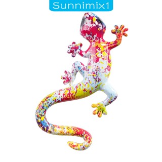 [Sunnimix1] รูปปั้นตุ๊กแก สร้างสรรค์ สําหรับตกแต่งผนัง ตู้เย็น ห้องนอน สํานักงาน ของขวัญวันเกิด