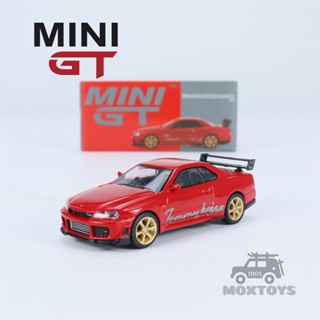 โมเดลรถยนต์ MINI GT 1:64 Tommykaira R RZ Edition Red RHD Diecast ของเล่นสําหรับเด็ก