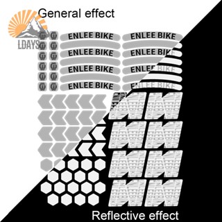 [Ladys.th] Enlee สติกเกอร์สะท้อนแสง อเนกประสงค์ สําหรับติดตกแต่งรถจักรยาน MTB