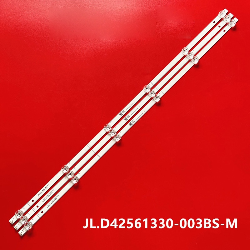 3 ชิ้น/เซ็ต led backlight strip สําหรับ Hisense 43A37F 42E2F light bar HD425Y1F61-T0L1 JL.D42561330-