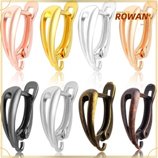 Rowans ตะขอต่างหู ทองเหลือง ทรงกลม แฮนด์เมด หลากสี สําหรับคนรัก DIY