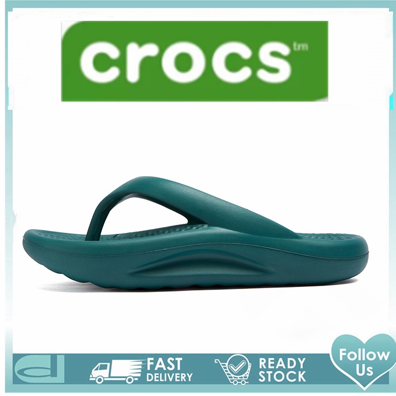 รองเท้าแตะผู้ชายรองเท้าแตะชายหาดรองเท้าแตะชายหาดผู้ชาย * Crocs_Slides man flip fitflop ผู้ชายขนาดใหญ่ 45 46 รองเท้า