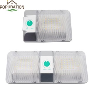 Pop โคมไฟ LED 12V ไร้สาย สามสี หรี่แสงได้ พร้อมรีโมตคอนโทรล สําหรับอ่านหนังสือในรถยนต์