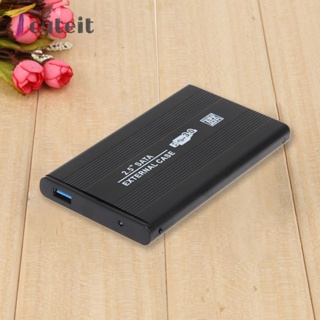 Tcuteit กล่องฮาร์ดไดรฟ์ภายนอก USB 3.0 SATA 2.5 นิ้ว HDD