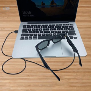 Cre สายชาร์จ USB ยืดหยุ่น 60 ซม. เข้ากันได้กับบลูทูธ สําหรับแว่นตา