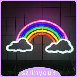 [Szlinyou3] โคมไฟนีออน ใช้แบตเตอรี่ สําหรับตกแต่งห้องเกม ผับ คาเฟ่ ของขวัญวันเกิด